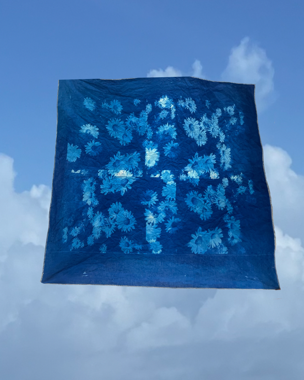 Handmade Cyanotype Bandana