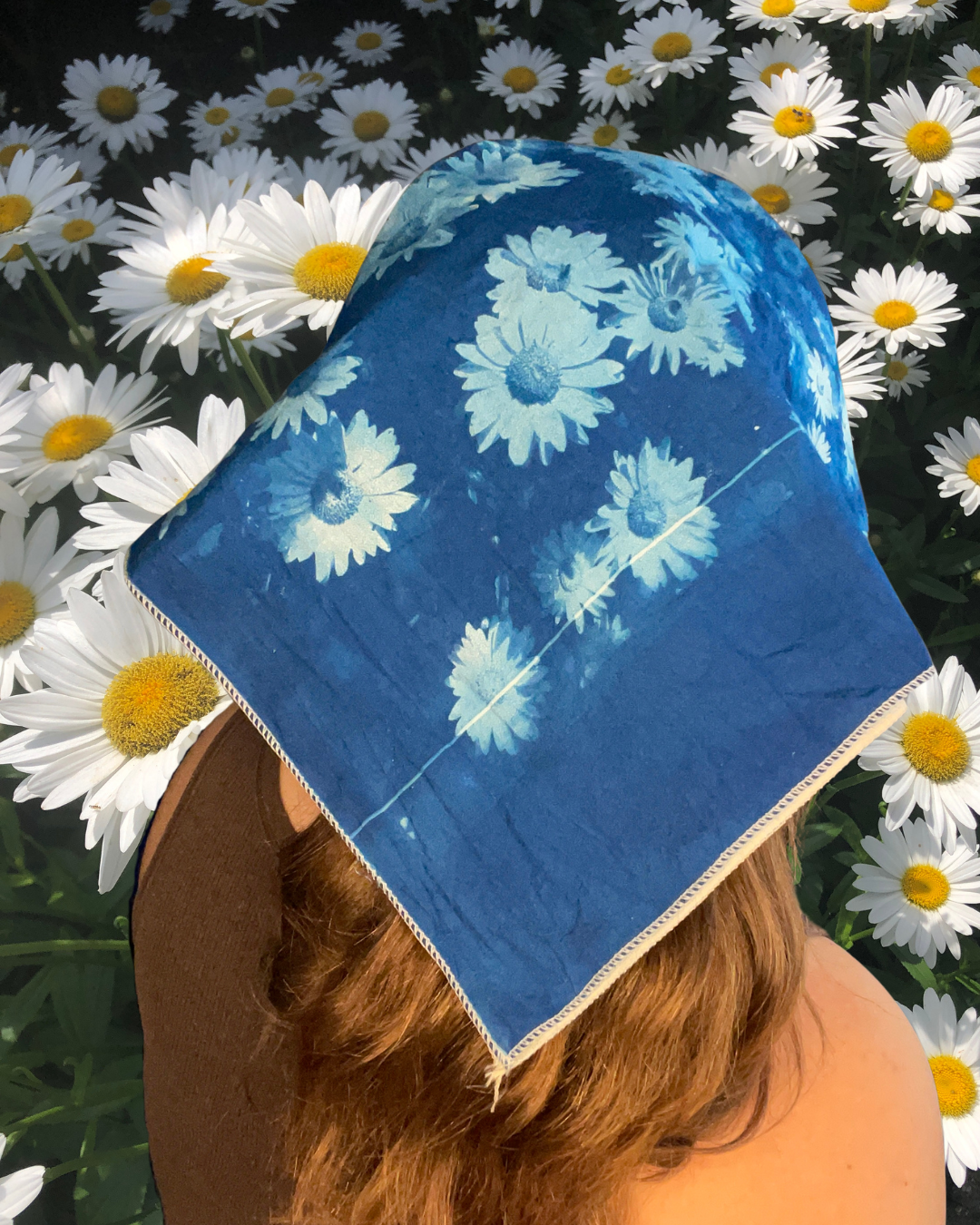 Handmade Cyanotype Bandana