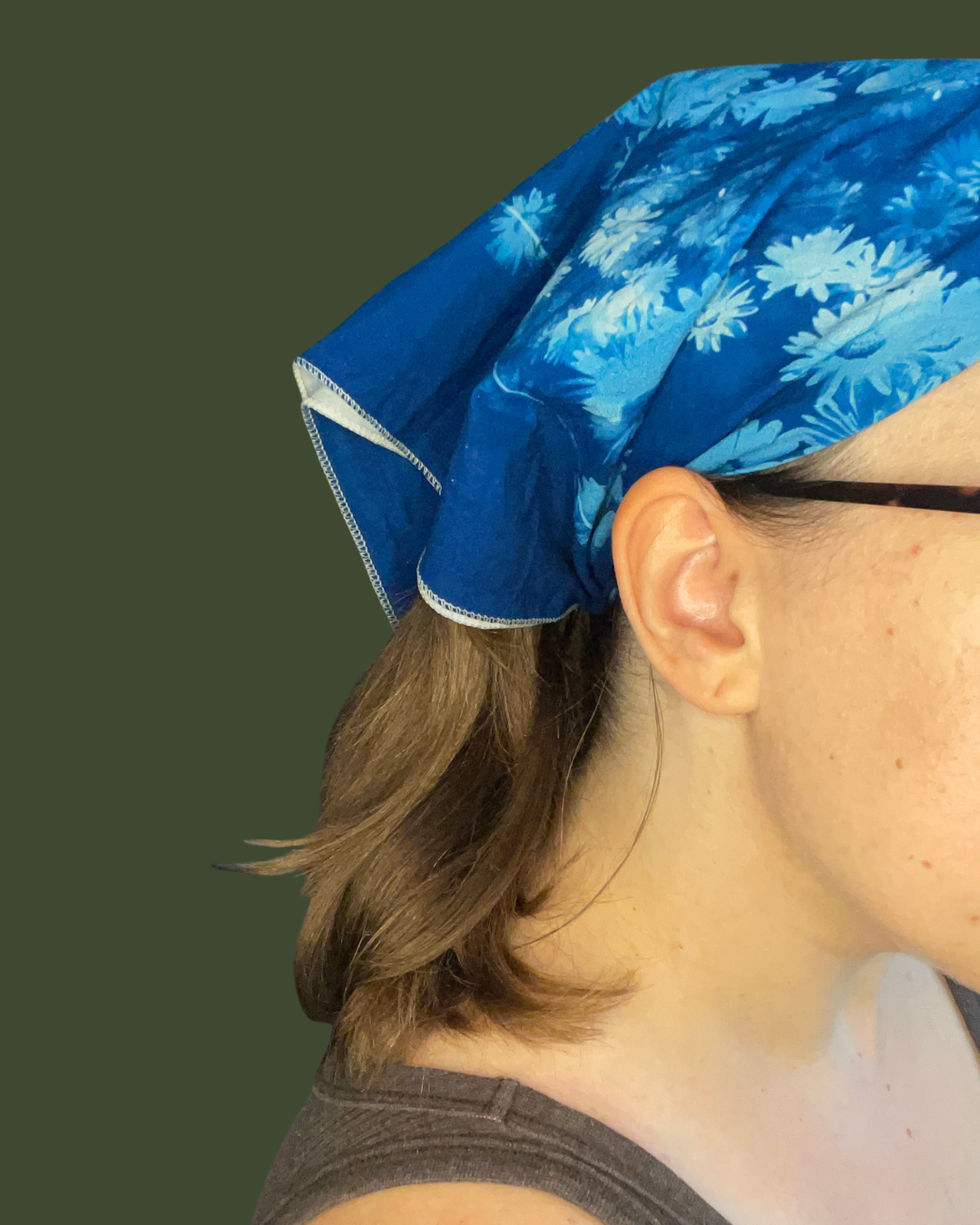 Handmade Cyanotype Bandana